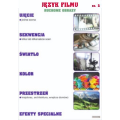 MEDIOZNAWSTWO - FILM. ZESTAW 10 PLANSZ DYDAKTYCZNYCH (PLA316-6)