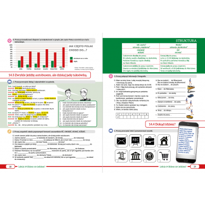 Polski jest COOL A1/część iI. Książka studenta i ćwiczenia + nagrania online (MP3) Nowa edycja 2023