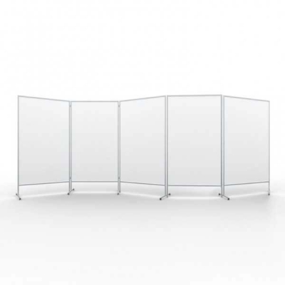 TABLICA EKSPOZYCYJNA MAGNETYCZNO-SUCHOŚCIERALNA WYM: 80x120 /190 NA KÓŁKACH (TGR002-2)