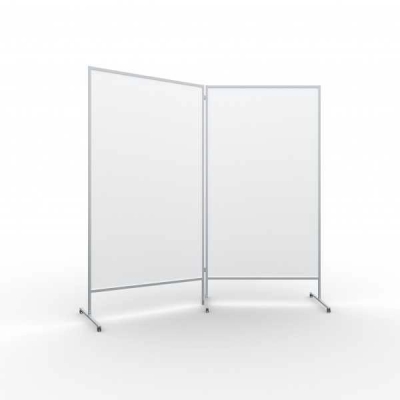 TABLICA EKSPOZYCYJNA MAGNETYCZNO-SUCHOŚCIERALNA WYM: 80x120 /190 NA KÓŁKACH (TGR002-2)