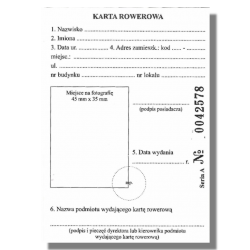 KARTA ROWEROWA (SWI304)