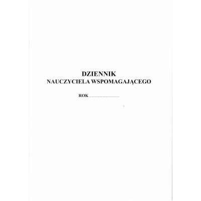 DZIENNIK NAUCZYCIELA WSPOMAGAJĄCEGO (MEN364)