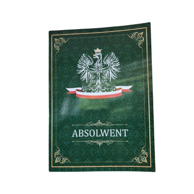 TECZKA / DYPLOM ABSOLWENT ZIELONA (DYP101)