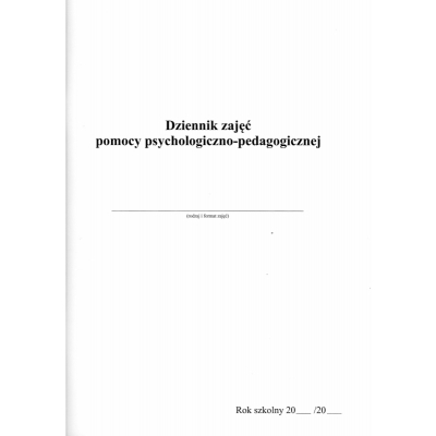 DZIENNIK ZAJĘĆ POMOCY PSYCHOLOGICZNO-PEDAGOGICZNEJ (MEN365)