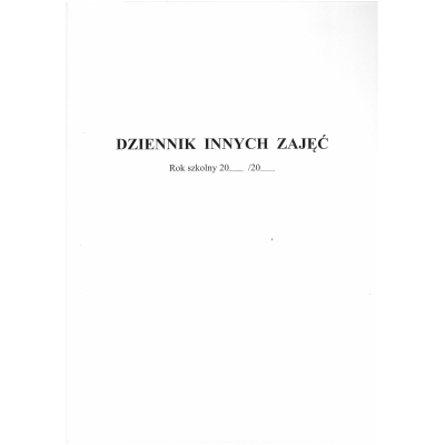 DZIENNIK INNYCH ZAJĘĆ (MEN325)