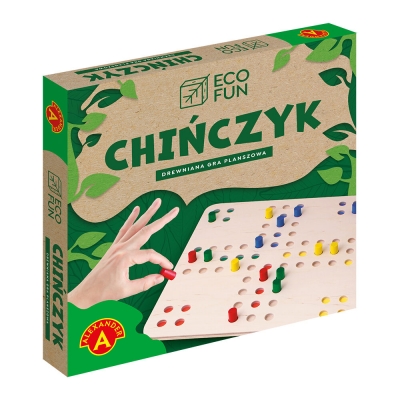 CHIŃCZYK ECO FUN - DREWNIANA GRA PLANSZOWA (ALE302)