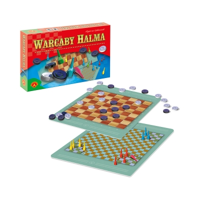 WARCABY - HALMA - GRY STRATEGICZNE (ALE005)