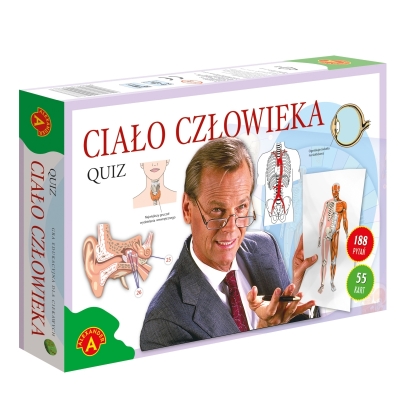 QUIZ CIAŁO CZŁOWIEKA GRA EDUKACYJNA (ALE214)