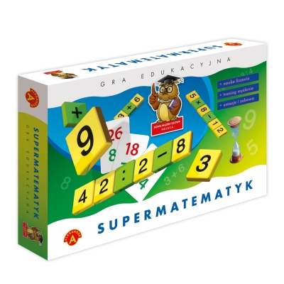 SUPERMATEMATYK - MATEMATYCZNA GRA STRATEGICZNA (ALE260)