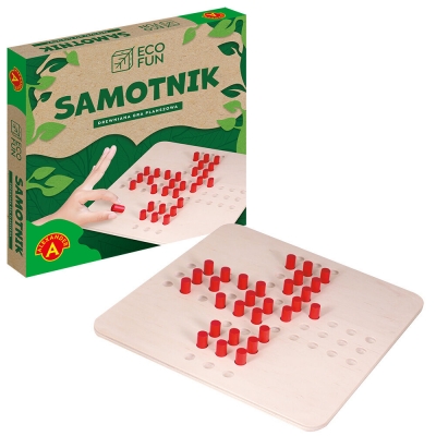 SAMOTNIK ECO FUN - DREWNIANA GRA PLANSZOWA (ALE305)