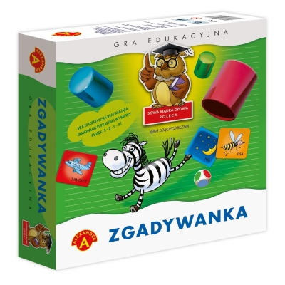 ZGADYWANKA SOWA MĄDRA GŁOWA - GRA EDUKACYJNA (ALE038)