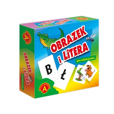 OBRAZEK I LITERA - GRA EDUKACYJNA (ALE108)