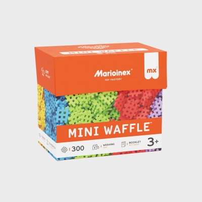 KLOCKI KONSTRUKCYJNE WAFFLE MINI 300 ELEM. (KLO028)