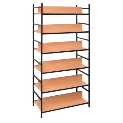 REGAŁ BIBLIOTECZNY 500 MM DWUSTRONNY Z PRZEGRODĄ (REG008)