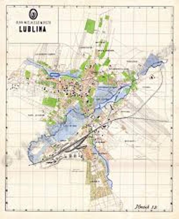 mapa miasta lublin PLAN MIASTA LUBLIN (GMA104)