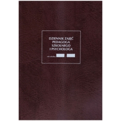DZIENNIK ZAJĘĆ PEDAGOGA SZKOLNEGO I PSYCHOLOGA I/10 (MEN016)