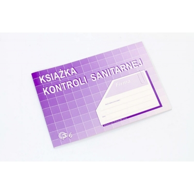 KSIĄŻKA KONTROLI SANITARNEJ A5 (GRA022)