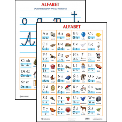 ALFABET PLANSZA DWUSTRONNA (PLA339)