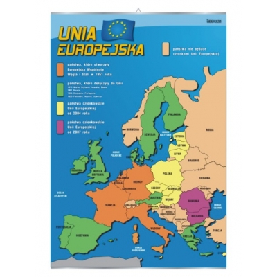 PLANSZA MAPA UNII EUROPEJSKIEJ (HIS219)