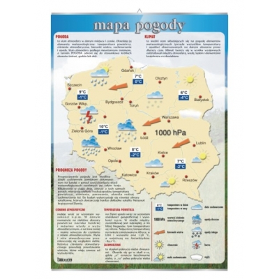 PLANSZA MAPA POGODY (PRZ592)