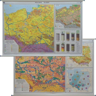 MAPA POLSKA -  GLEBY 19700 (GMA095)