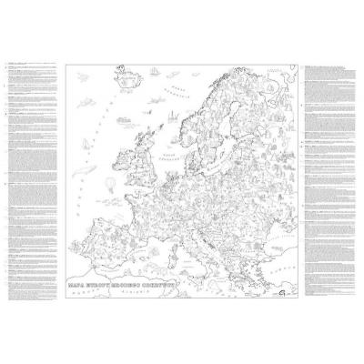 KOLOROWANKA- MAPA EUROPY (GMA207)