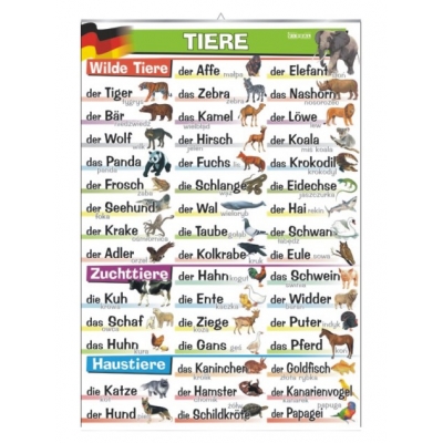 PLANSZA TIERE - J.NIEMIECKI (JOB071)