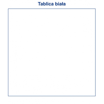 NAKŁADKA MAGNETYCZNA - TABLICA BIAŁA 80x96 (PRZ590)