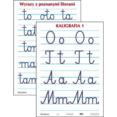 KALIGRAFIA 1 PLANSZA DWUSTRONNA (PLA352)