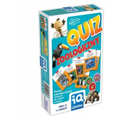 IQ QUIZ ZOOLOGICZNY - GRA EDUKACYJNA (GRA0297)