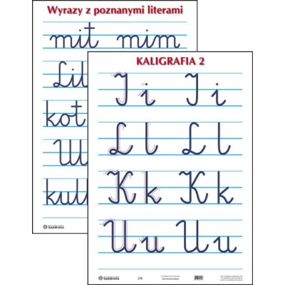 KALIGRAFIA 2 PLANSZA DWUSTRONNA (PLA353)