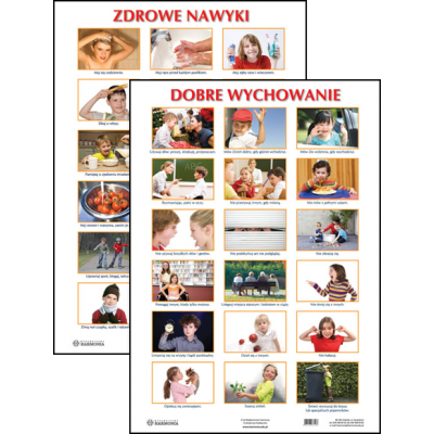 DOBRE WYCHOWANIE /ZDROWE NAWYKI PLANSZA  (PLA332)