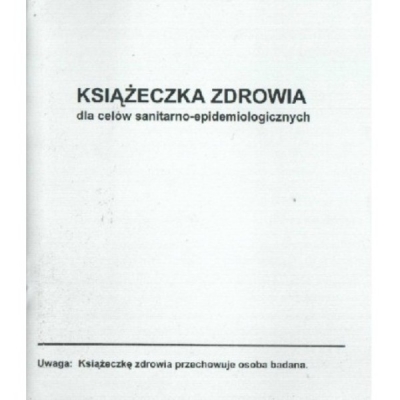 KSIĄŻECZKA ZDROWIA (GRA018)