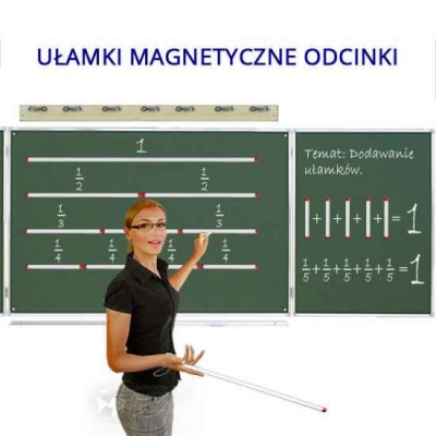 UŁAMKI MAGNETYCZNE ODCINKI ZE WSKAŹNIKIEM (MAT331)